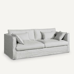 Bankhoes in gekreukt linnen, Camille