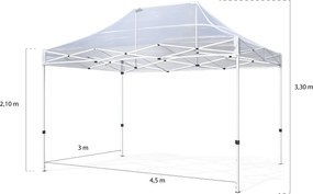 Tent 3x4,5 Master Transparant