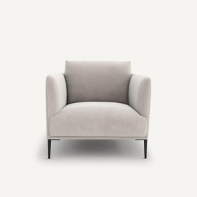 Fauteuil in fluweel, Oscar design E. Gallina