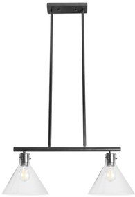 GLAS METALEN PLAFONDLAMP APP317-2CP