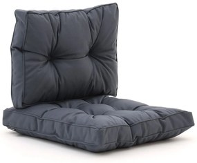 Loungekussen Tuin | Grijs-Antraciet | Dralon | Madison | 60x40cm | Kees Smit Tuinmeubelen