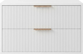 Badkamerkast onder wastafel Rea Mono 80cm White