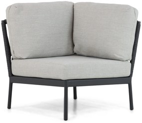 Hoek loungeset 5 personen Aluminium/rope Grijs  Coco Puerto/Montana