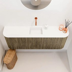 Mondiaz Joya 115cm toiletmeubel ronding links/rechts dusk met wastafel faye midden zonder kraangat talc