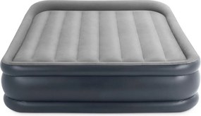 Intex Luchtbed Queen Deluxe Pillow Rest Raised - 203x152x42 cm - Met ingebouwde pomp en reistas - 2023