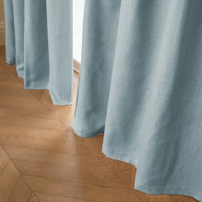 Verduisteringsgordijn van gewassen linnen, oogjes, Private