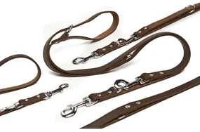 Beeztees Trainingsriem bruin 200x1,8 cm leer 736402