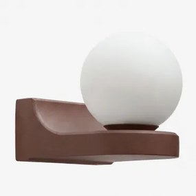 Lanham Aluminium Wandlamp Bruin – Koffie - Sklum