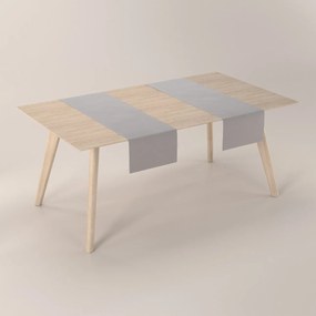 Dekoria Rechthoekige tafelloper, licht grijs, 40 x 130 cm