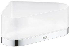 GROHE Selection Douchetray - 17x17x20x8.5cm - hoekmodel - wandmontage - chroom/mat glas 41038000