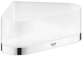 GROHE Selection Douchetray - 17x17x20x8.5cm - hoekmodel - wandmontage - chroom/mat glas 41038000