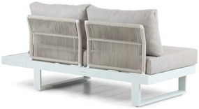 Hoek loungeset 6 personen Aluminium Wit  Lifestyle Garden Furniture Lorenzo