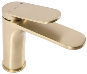 Wastafelkraan Rea Marco Gold Brush Low