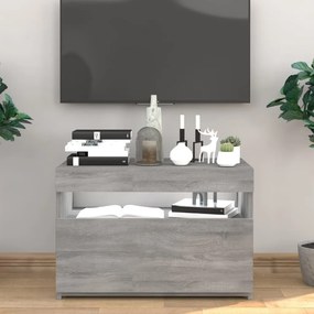 vidaXL Tv-meubel met LED-verlichting 60x35x40 cm grijs sonoma eiken