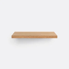 Wandplank in eikenhout, 60 cm, Biface