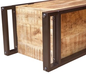 MD Interior Woodz badkamerkast 200x50x40cm mangohout