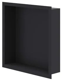 IVY Inbouwnis - 30x30x7.5cm - Mat zwart PED 6500702