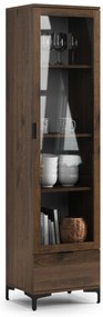 Kast LANA 07 Elegant walnoot - 1-DEURS KAST MET LA