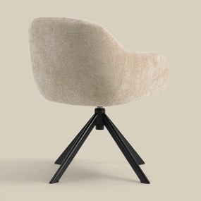 Draaibare Eetkamerstoel Beige