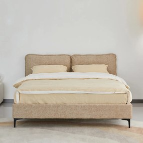 Bedframe Beige Stof 160x200 Cm