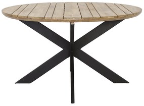 The Outsider Tuintafel Rond - Merry - Ø135 cm - Acacia - Kruispoot - The Outsider