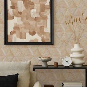 3D Houten Wandpaneel | Rubberwood XL | 30×35 cm | Wanddecoratie