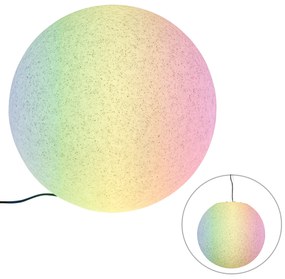 Smart buitenlamp grijs 56 cm IP44 incl Wifi A60 - Nura