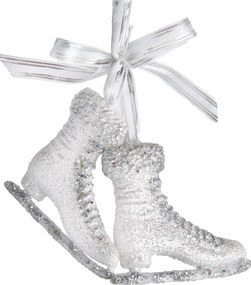 Kurt S. Adler kerstornament ijsschaats met glitter - H10 cm - Kersthanger