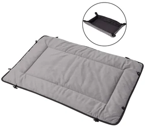 vidaXL Hondenbed grijs 65x100 cm