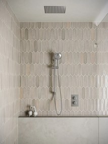 Saniclear Cube inbouw regendouche met inbouw douchekop 30x30cm, glijstang en 2 standen handdouche RVS