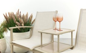 Tete-a-Tete aluminium tuinbank Felix - Latte/Beige