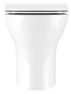 Crosswater KAI Back To Wall toilet inclusief afvoerbocht 35.5x54x40cm keramiek wit KL6007CW