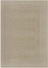 Handgeweven laagpolig wollen vloerkleed Textured