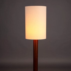 Dutchbone Jones Retro Design Vloerlamp Walnoot