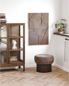 Christchurch Opbergpoef Chenille - Dark Brown