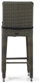Garden Collections York Barchair Kubu Wicker Taupe
