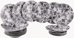 Porseleinen serviesset Madame, 6 personen, 18-delig