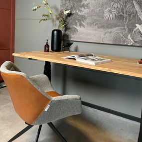 Boomstam Bureau Elektrisch Verstelbaar 140 X 80 Cm