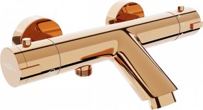 Mexen Kai thermostatische badkraan, roze goud - 77300-60