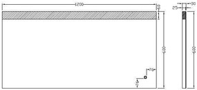 Mueller Singo LED spiegel 120x60cm met spiegelverwarming