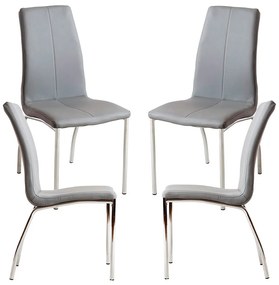 Pak 4 Humi Kunstlederen Stoelen