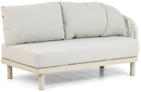 Hoek loungeset 5 personen Aluminium/rope Taupe  Santika Furniture Santika