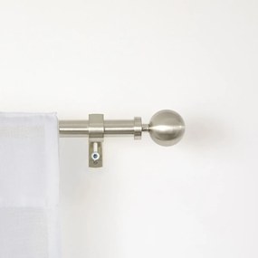 Uitschuifbare gordijnroede met bol, 120/210 cm