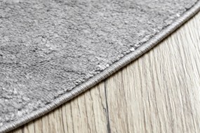 Tapijt MEFE modern  Rond ,  6182 Beton - Structureel,  twee poolhoogte , grijskleuring