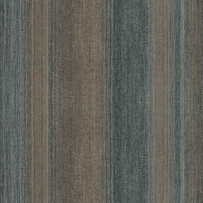 Noordwand Vintage Deluxe Behang Stripes bruin en blauw