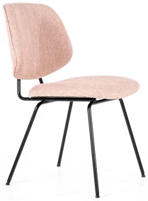 Eleonora Lynn Moderne Eetkamerstoel Roze