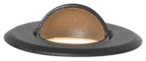 Buitenlamp Set van 5 Moderne grondspots zwart incl. LED IP67 - Linsey Modern Buitenverlichting