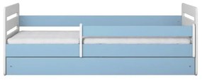 Peuter Blauw Eenpersoonsbed Kami - Voor kinderen Kinderen Peuter Junior 5056231741804 Children's Beds Home, 140x80, Ja, Matras van schuim/latex van 10
