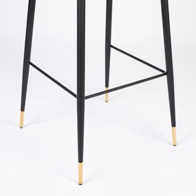 Hoge Barstoel Van Stof Beige
