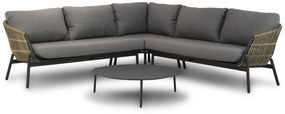 Hoek loungeset 4 personen Aluminium/wicker Taupe  Coco Nathan/Pacific